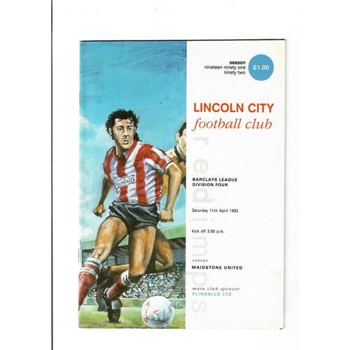 Maidstone United Away Football Programmes