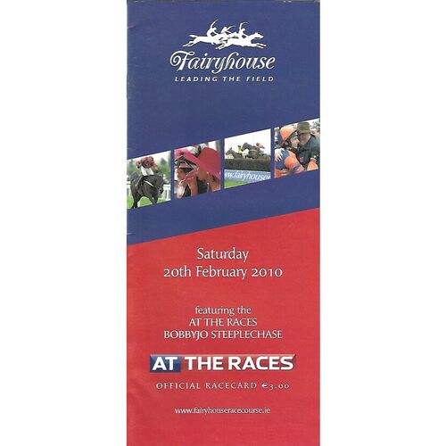 2010 Fairyhouse At The Races Meeting (20/02/2010) Horse Racing Racecard