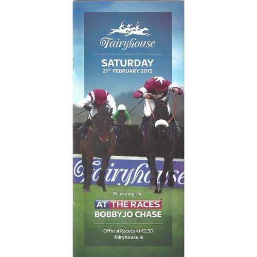 2015 Fairyhouse At The Races Meeting (21/02/2015) Horse Racing Racecard