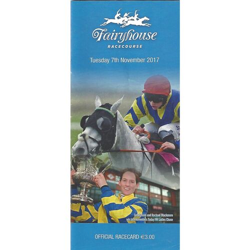2017 Fairyhouse Race Meeting (07/11/2017) Horse Racing Racecard
