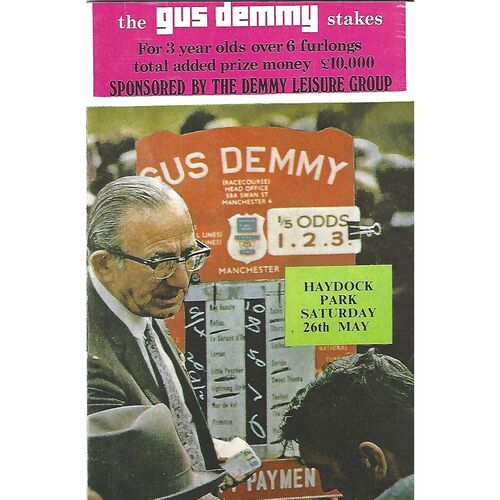 Haydock Park Horse Racing Racecards/Programmes