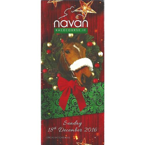 2016 Navan Race Meeting (18/12/2016) Horse Racing Racecard