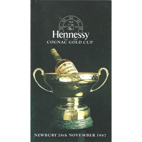 1987 Newbury Hennessey Gold Cup Meeting (28/11/1987) Horse Racing Racecard