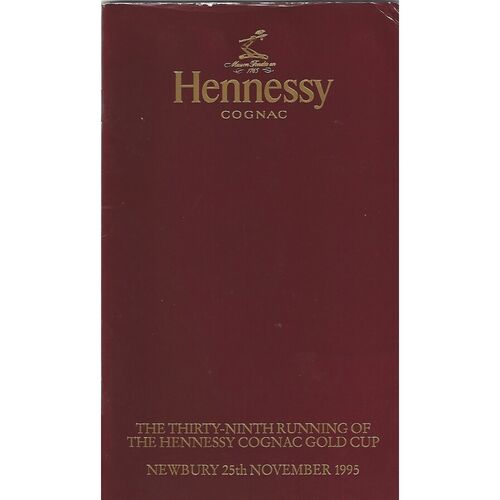 1995 Newbury Hennessey Gold Cup Meeting (25/11/1995) Horse Racing Racecard