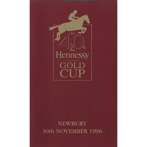 1996 Newbury Hennessey Gold Cup Meeting (30/11/1996) Horse Racing Racecard