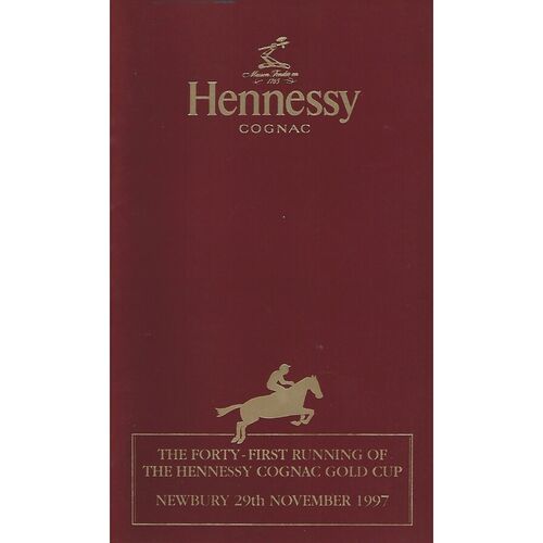 1997 Newbury Hennessey Gold Cup Meeting (29/11/1997) Horse Racing Racecard