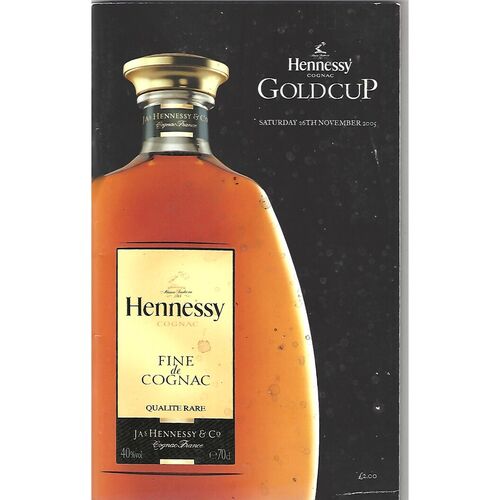 2005 Newbury Hennessey Gold Cup Meeting (26/11/2005) Horse Racing Racecard