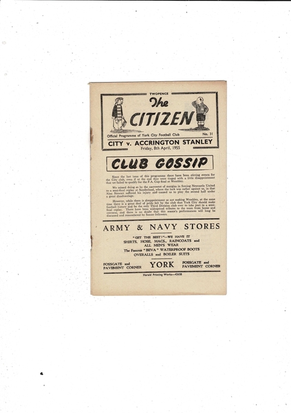More Football Programmes listed today