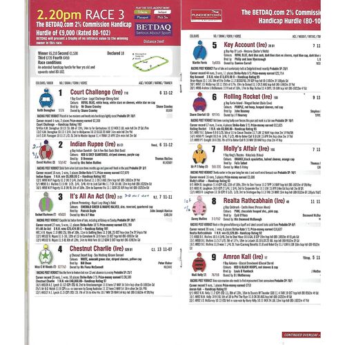 2015 Punchestown Race Meeting (27/10/2015) Horse Racing Racecard