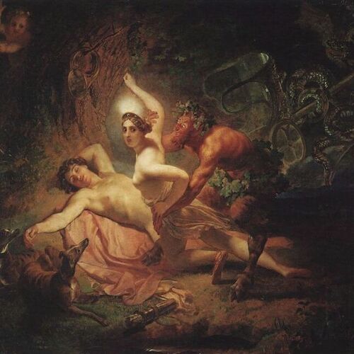Diana, Endymion and Satyr