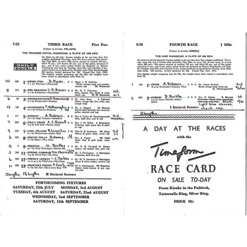 1964 Ripon June Evening Meeting (17/06/1964) Horse Racing Racecard