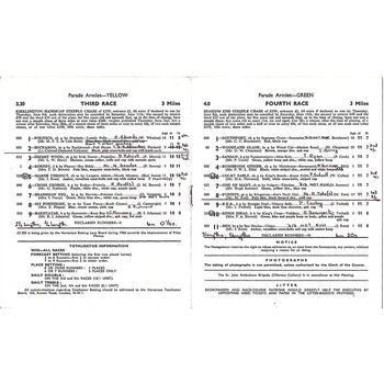 1966 Southwell Second June Meeting (13/06/1966) Horse Racing Racecard