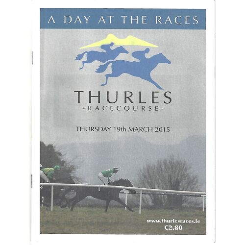 2015 Thurles Race Meeting (19/03/2015) Horse Racing Racecard