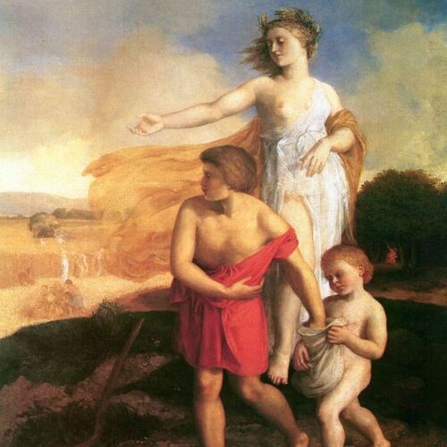 Ceres and Triptolemos