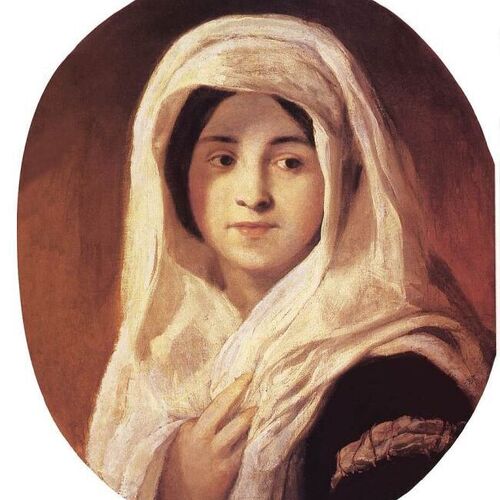 Portrait of a Woman with Veil