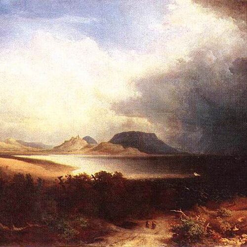 View to the Lake Balaton (Storm)