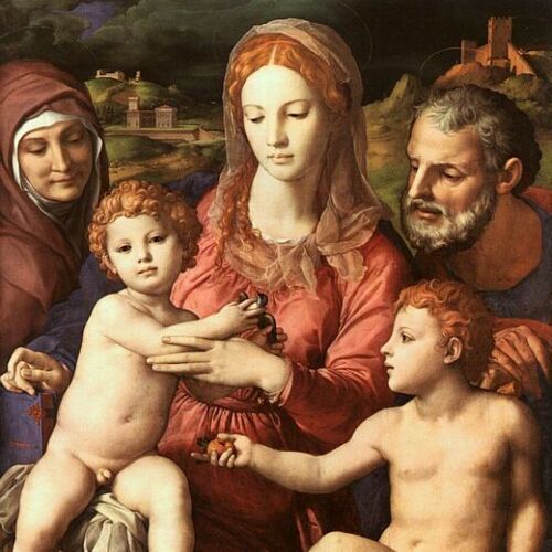 Holy Family with St Anne and the Infant St John