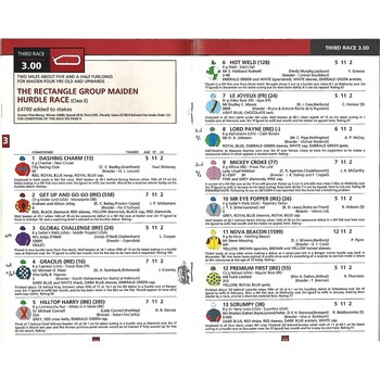 2004 Huntingdon Easter Bank Holiday Race Meeting (12/04/2004) Horse Racing Racecard