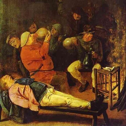 Drunken Peasant in a Tavern