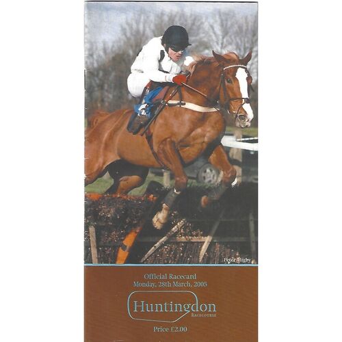 2005 Huntingdon March Race Meeting (28/03/2005) Horse Racing Racecard
