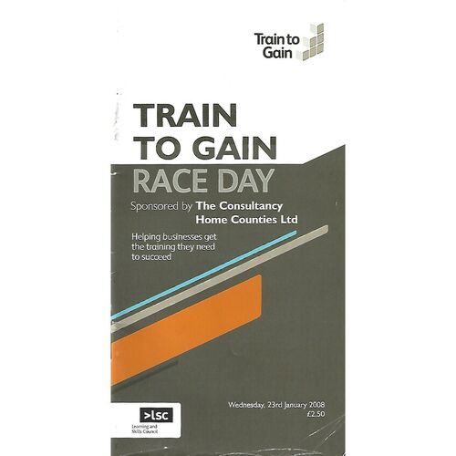 2008 Huntingdon Train to Gain Race Day Race Meeting (23/11/2008) Horse Racing Racecard