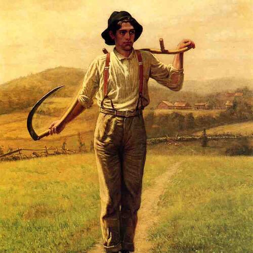 Fieldhand with Scythe