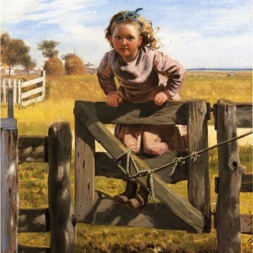 Swinging on a Gate, Southampton, New York