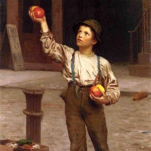 The Young Apple Salesman