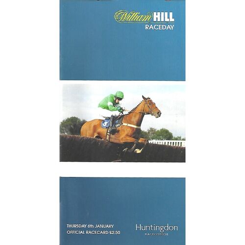2011 Huntingdon January Race Meeting (06/01/2011) Horse Racing Racecard