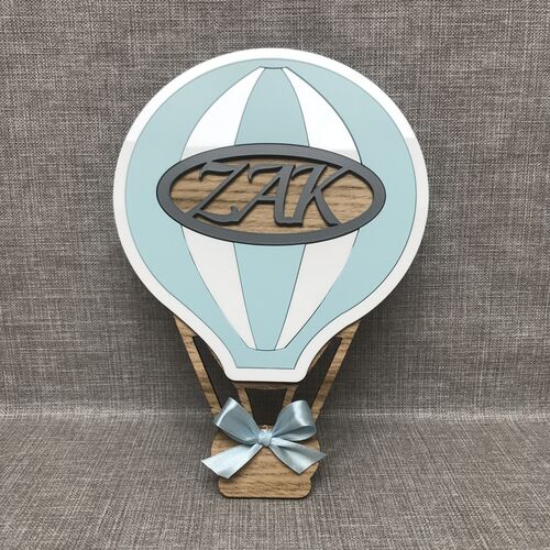 Hot Air Balloon door plaque