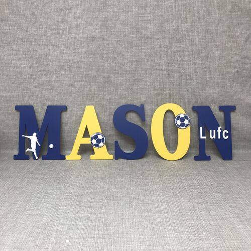 FOOTBALL THEME letters