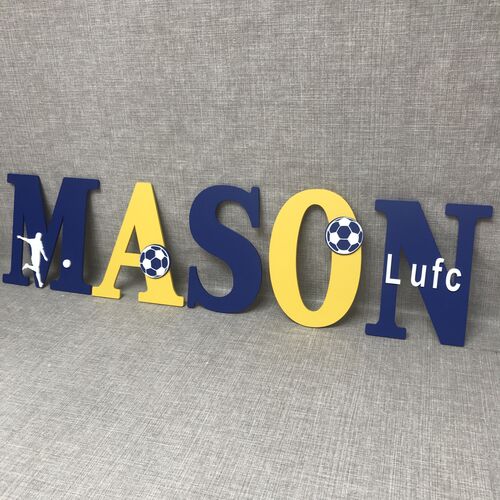 FOOTBALL THEME letters