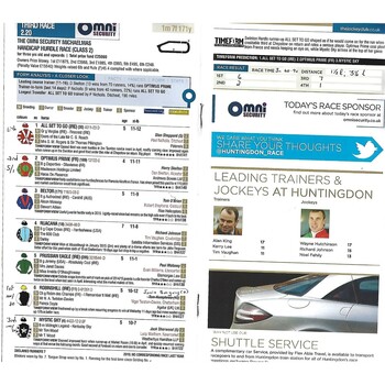 2016 Huntingdon The Omni Security Michaelmas Hurdle Day (08/11/2016) Horse Racing Racecard