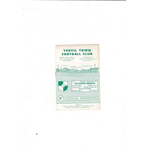 Yeovil Town Home Football Programmes