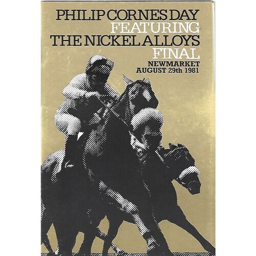 1981 Newmarket Third August Meeting Phillip Cornes Day Race Meeting (29/08/1981) Horse Racing Racecard