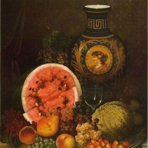 Still Life with Fruit and Vase