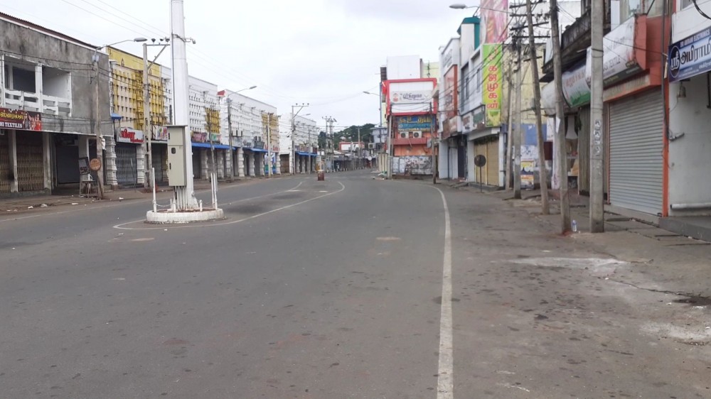 கோவிட் - 19னில் யாழ்ப்பாணம் முடக்கம்