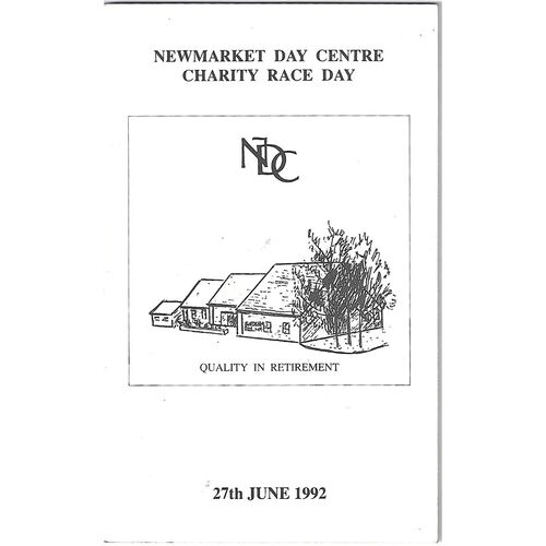 1992 Newmarket June Meeting (Charity Race Day) Race Meeting (27/06/1992) Horse Racing Racecard