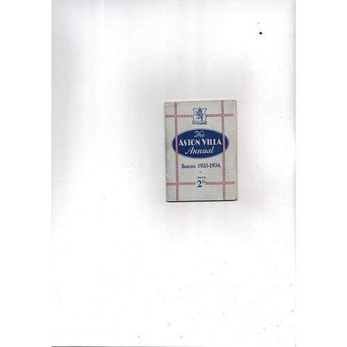 Aston Villa Official Football Handbook 1933/34