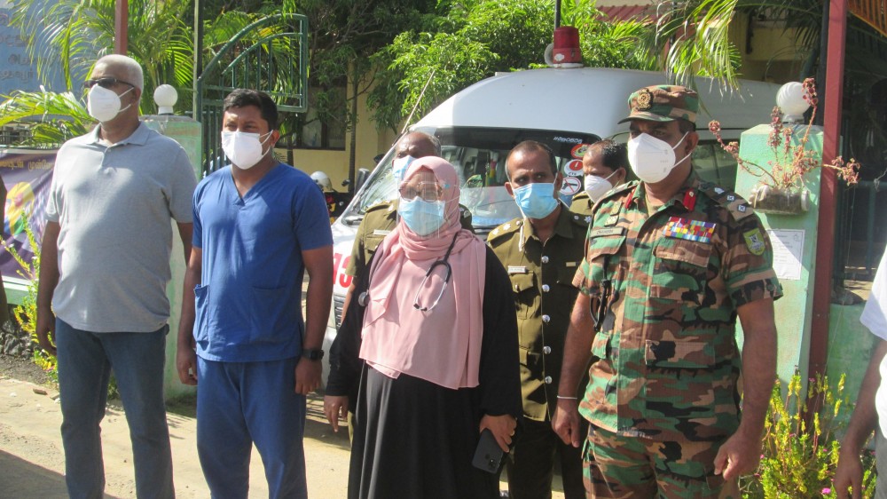 இராணுவத்தின் நடமாடும் தடுப்பு மருந்தேற்றும் சேவை வெற்றிகரமாக இன்று இடம்பெற்றது.