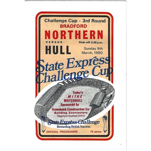 Hull Away Rugby League Programmes