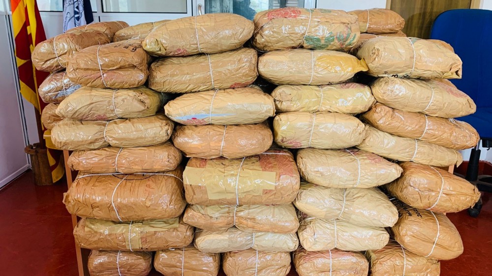 மன்னாரில் 183கிலோ 715கிராம் கேரளா கஞ்சா இரு நபர்களுடன் கைப்பற்றப்பட்டது