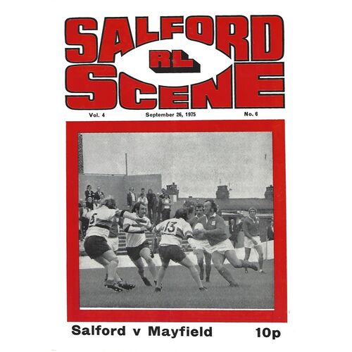 Mayfield Away Rugby League Programmes