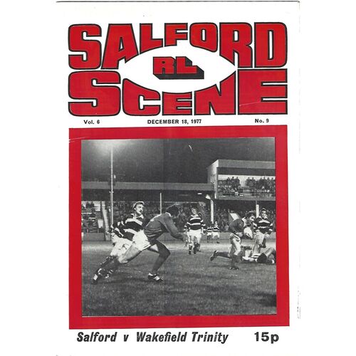 Salford Home Rugby League Programmes