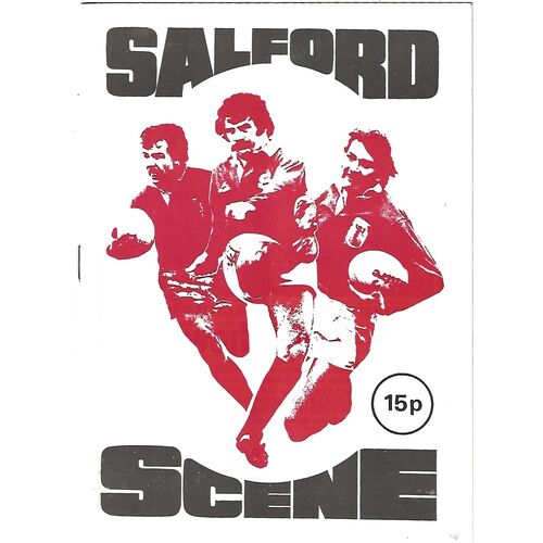 1978/79 Salford v Featherstone Rovers Rugby League Programme