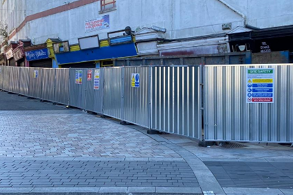 Decontamination of a prominent City Centre building