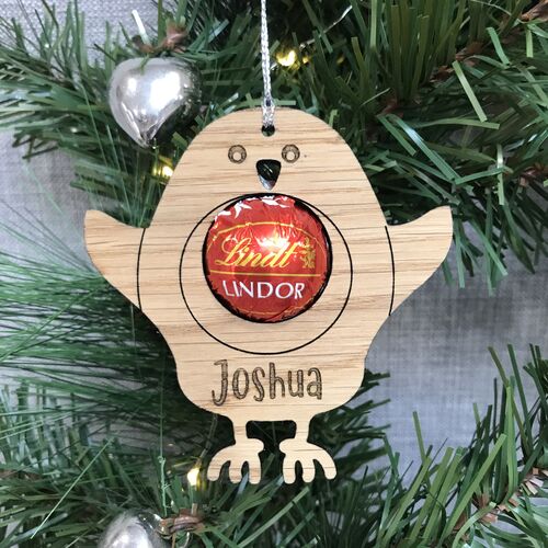 Robin chocolate tree decoration