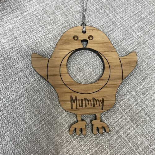 Robin chocolate tree decoration