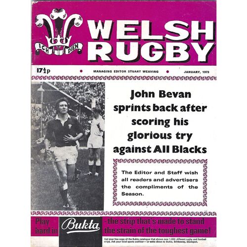 1973 Welsh Rugby Magazine (01/1973)