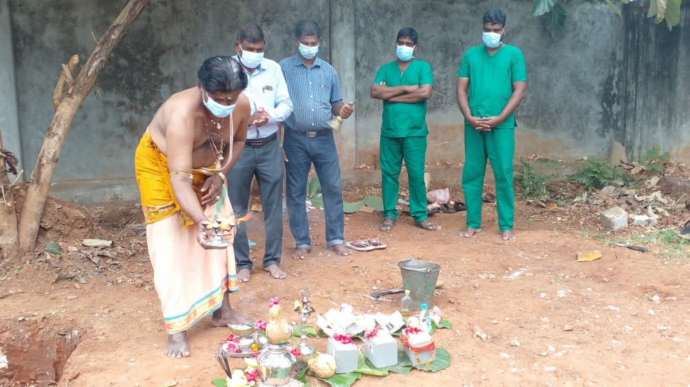 பருத்தித்துறை ஆதார வைத்திய சாலையின் தாதியர் விடுதிக்கான அடிக்கல் நாட்டும் நிகழ்வு